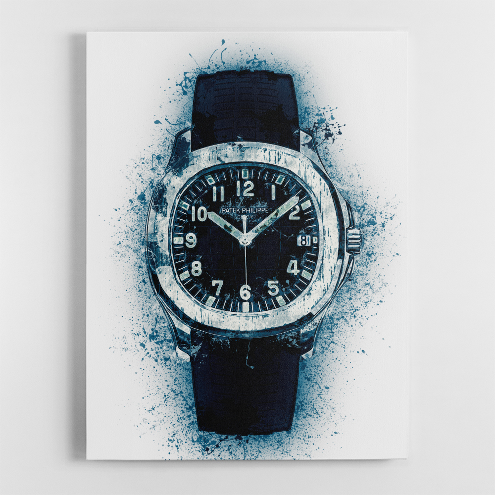 Patek Aquanaut Blue Explosion Abstract