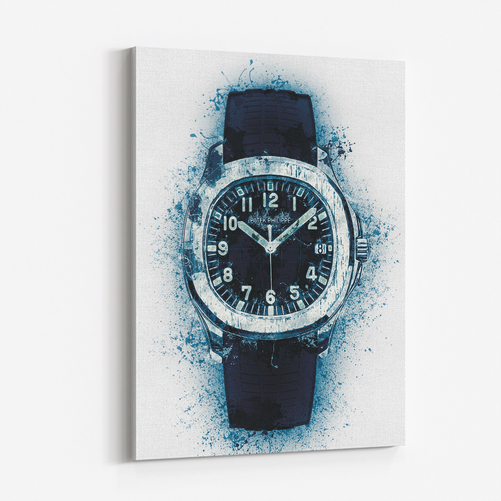 Patek Aquanaut Blue Explosion Abstract