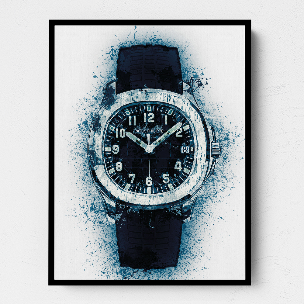 Patek Aquanaut Blue Explosion Abstract