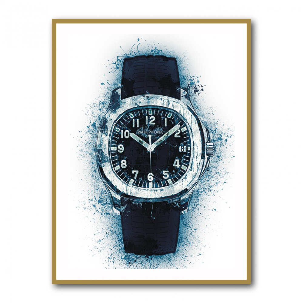 Patek Aquanaut Blue Explosion Abstract