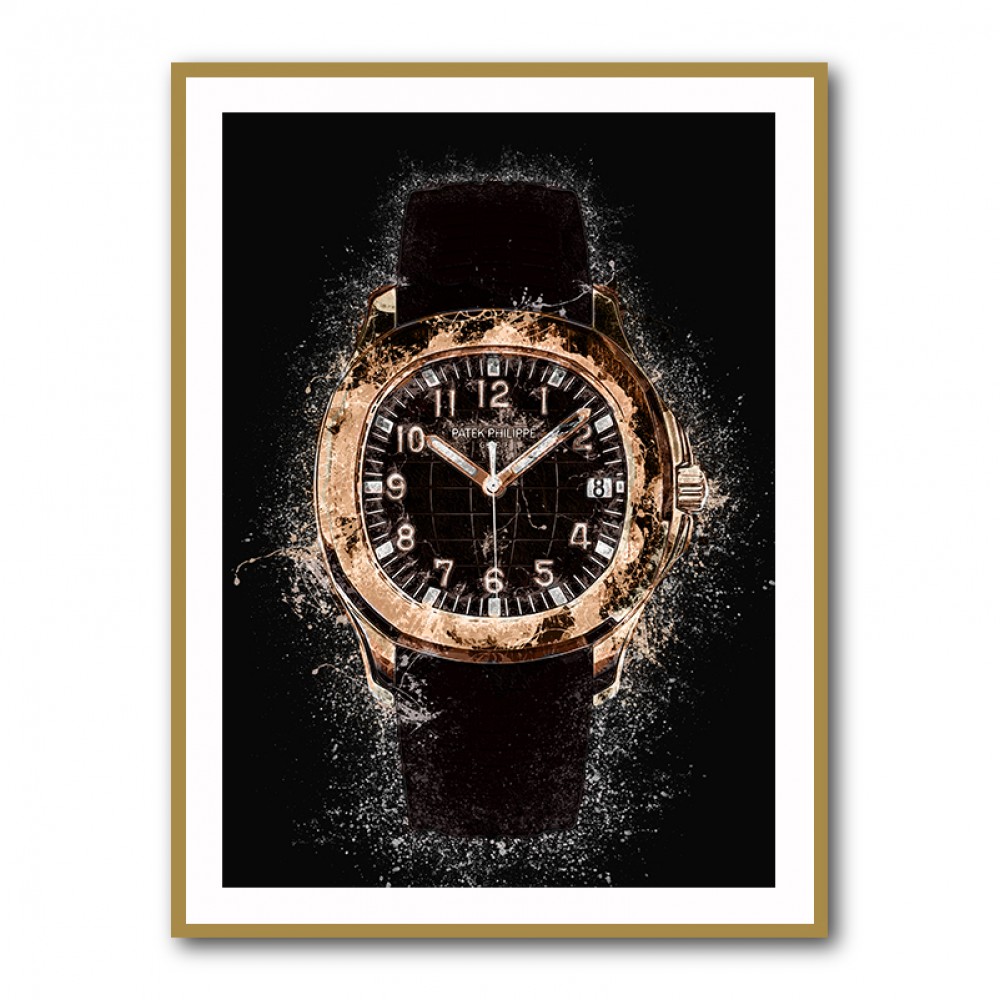 Patek Aquanaut Gold Explosion Abstract