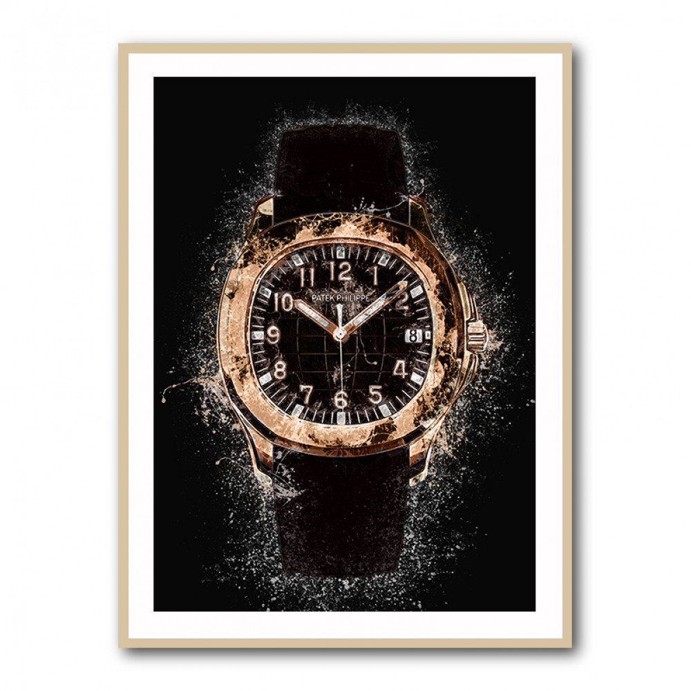 Patek Aquanaut Gold Explosion Abstract