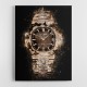 Patek Nautilus Gold Explosion Abstract