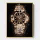 Patek Nautilus Gold Explosion Abstract