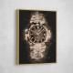 Patek Nautilus Gold Explosion Abstract