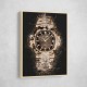 Patek Nautilus Gold Explosion Abstract