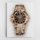 Patek Nautilus Gold Explosion Abstract