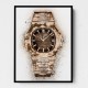 Patek Nautilus Gold Explosion Abstract