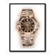 Patek Nautilus Gold Explosion Abstract