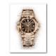 Patek Nautilus Gold Explosion Abstract