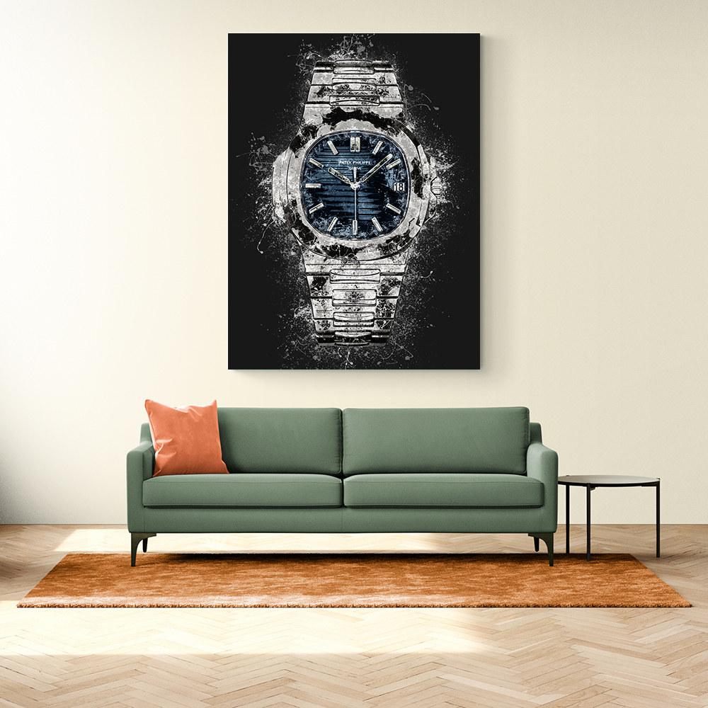 Patek Nautilus Black Abstract