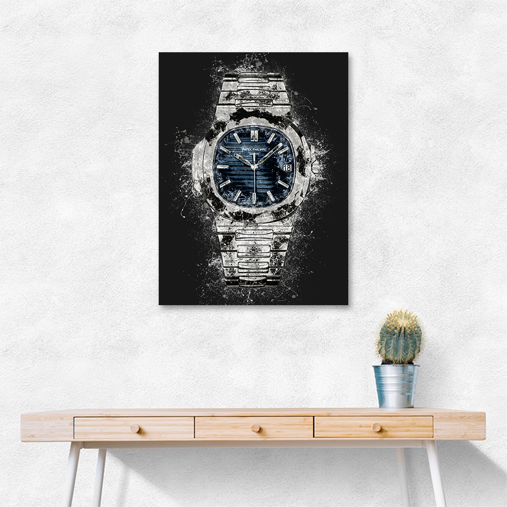 Patek Nautilus Black Abstract