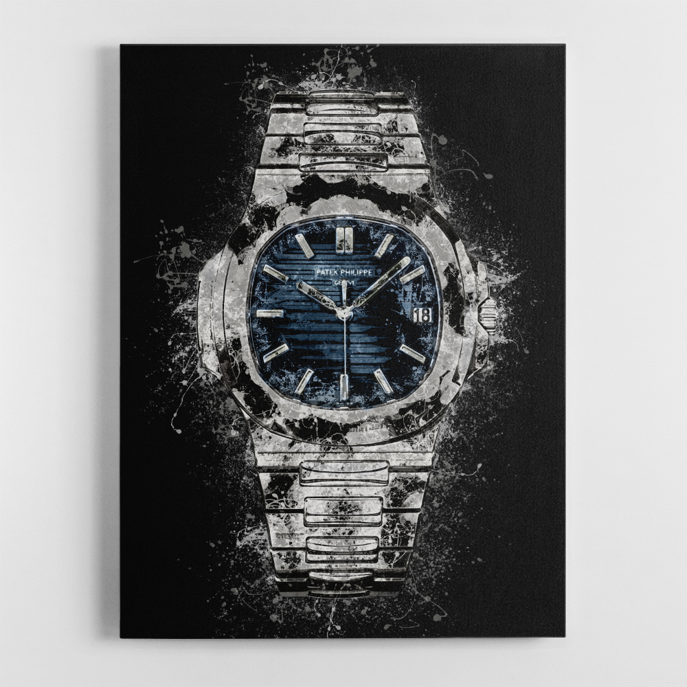 Patek Nautilus Black Abstract