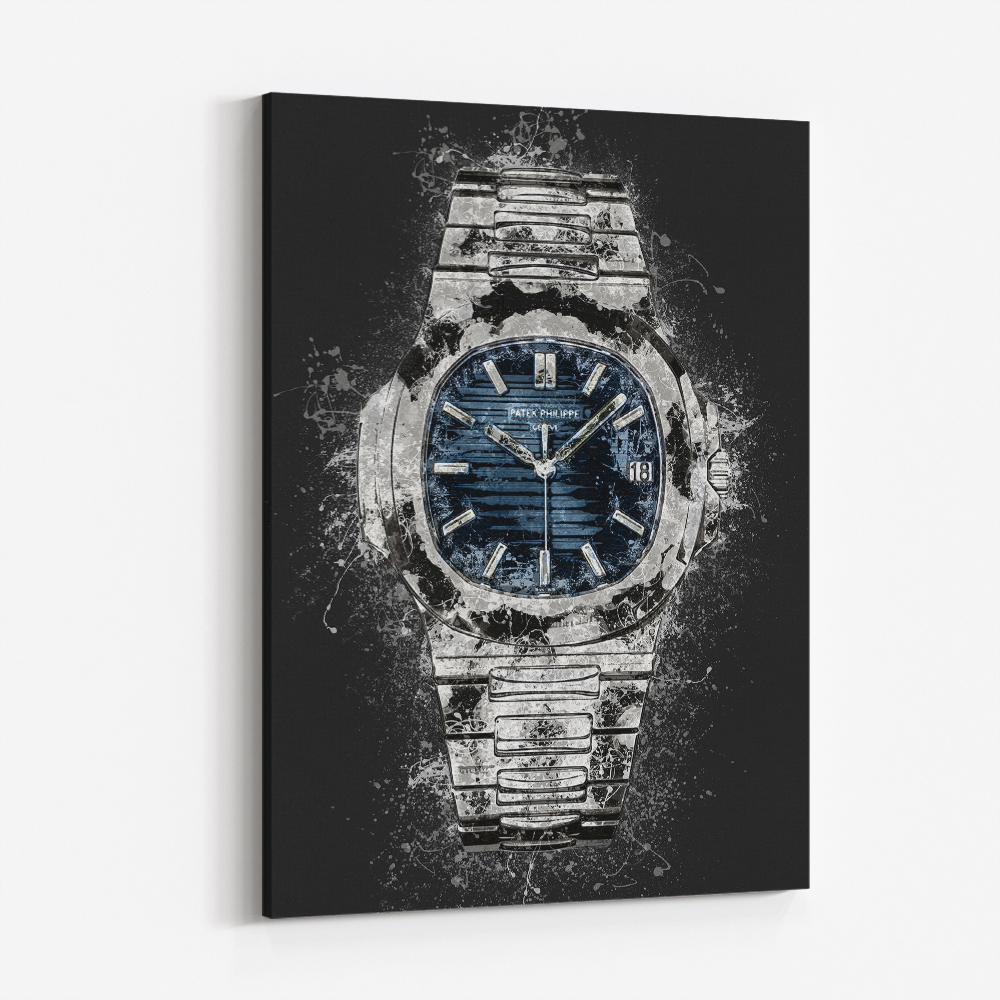 Patek Nautilus Black Abstract