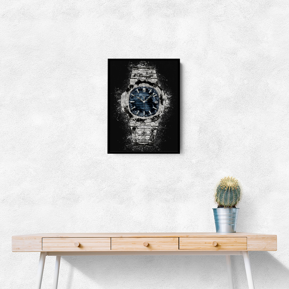 Patek Nautilus Black Abstract