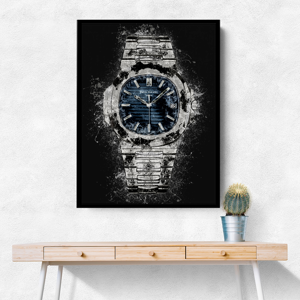 Patek Nautilus Black Abstract