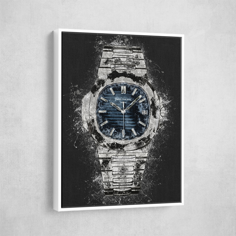 Patek Nautilus Black Abstract