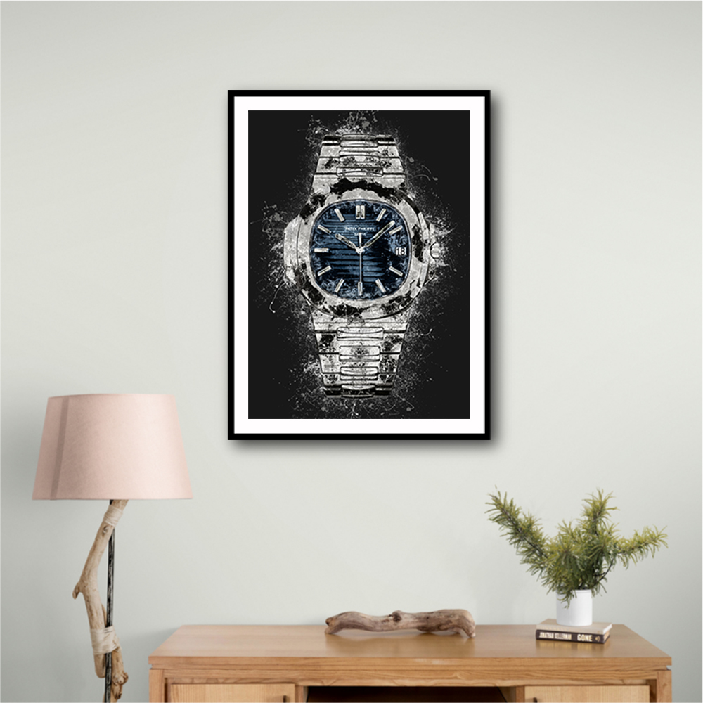 Patek Nautilus Black Abstract