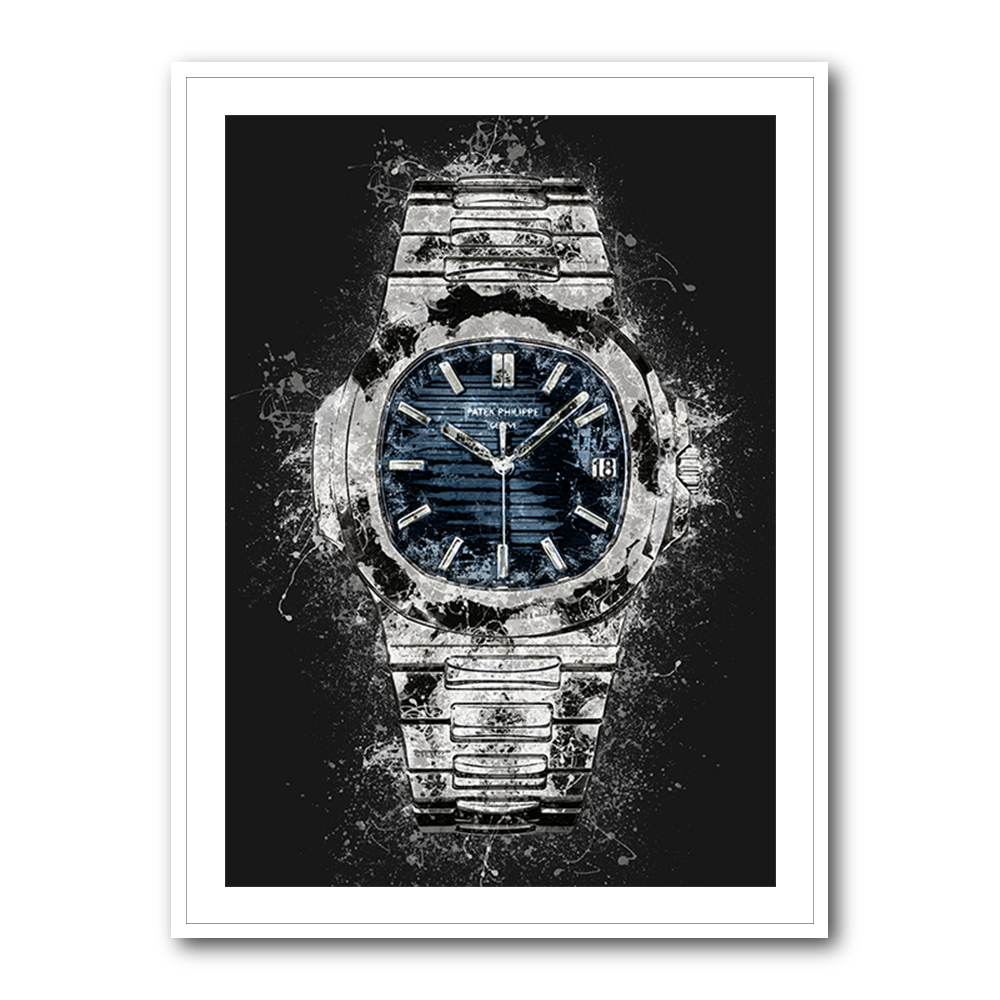 Patek Nautilus Black Abstract