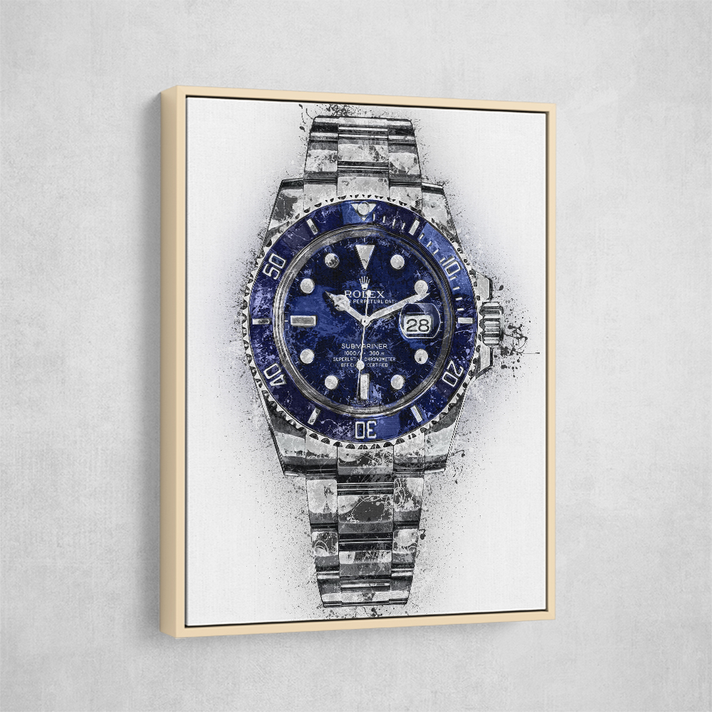 Submariner Blue Abstract