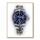 Submariner Blue Abstract