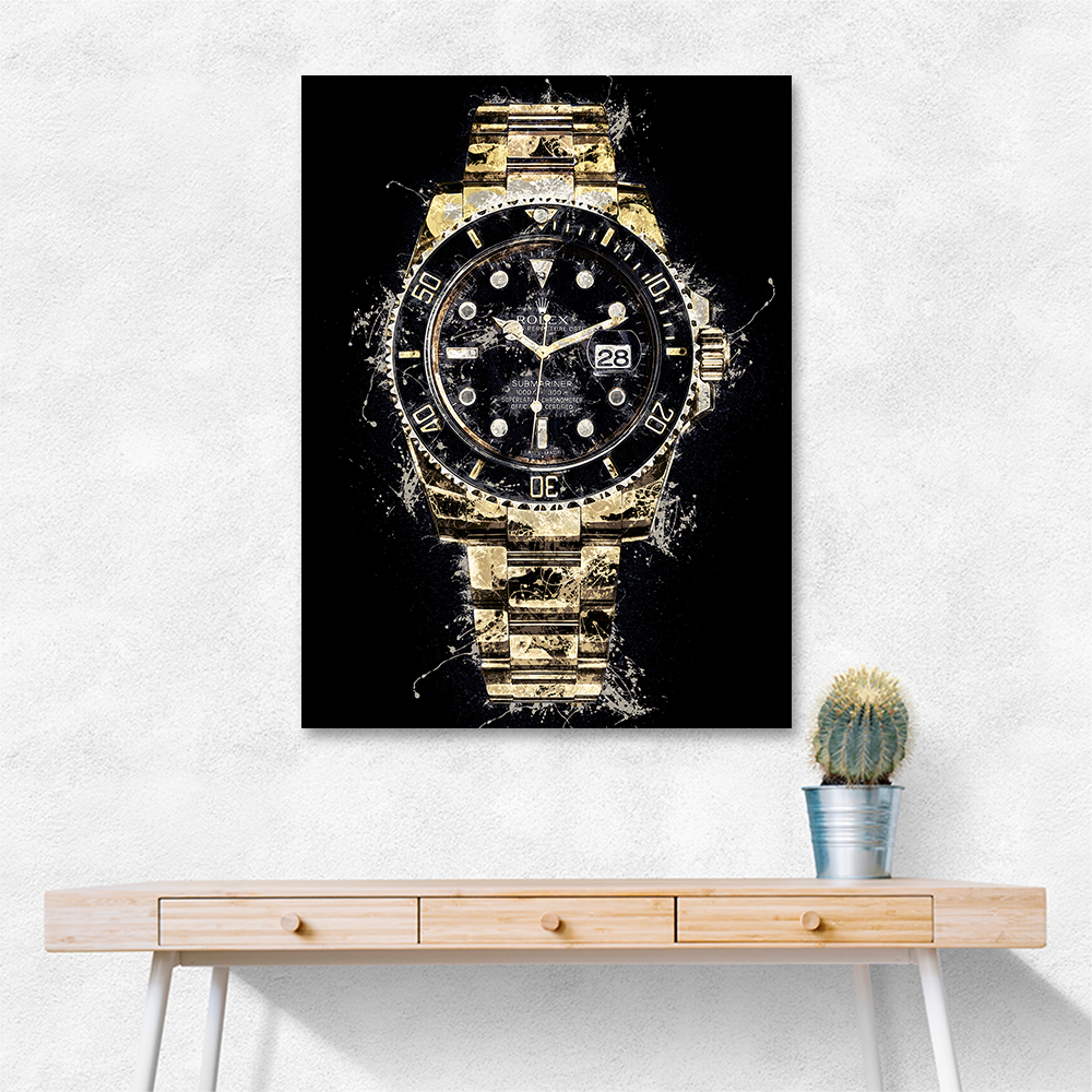 Submariner Gold Abstract