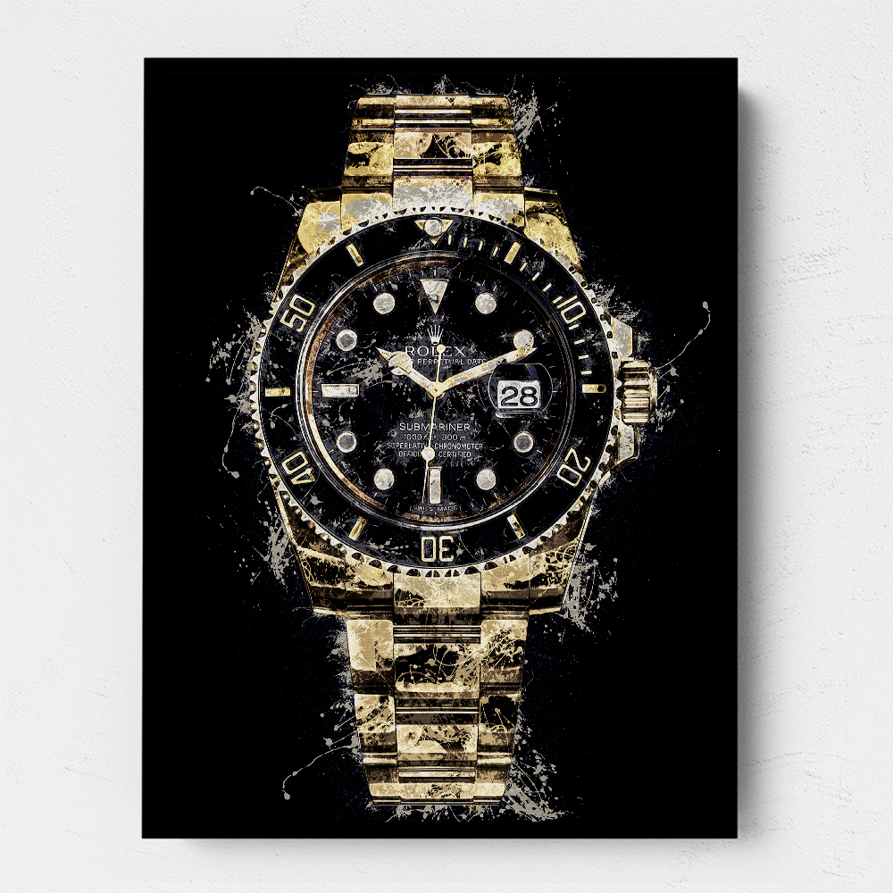 Submariner Gold Abstract