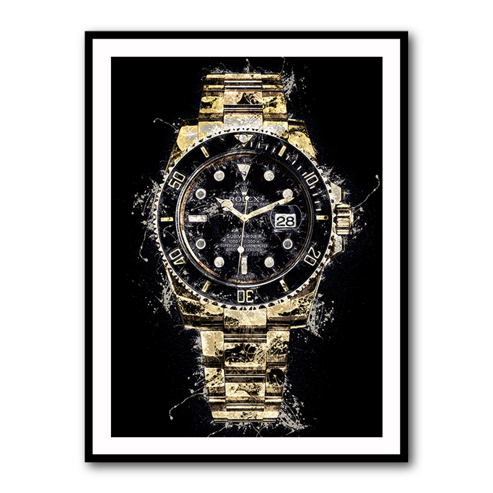 Submariner Gold Abstract