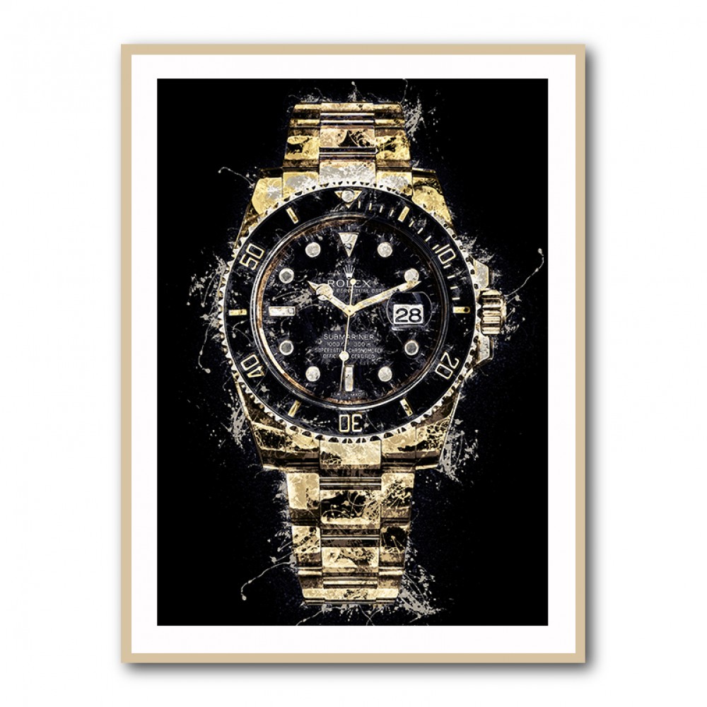 Submariner Gold Abstract