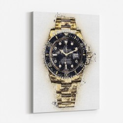 Submariner Gold Abstract