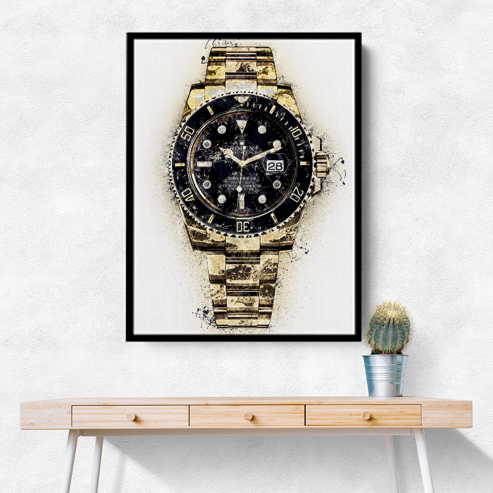 Submariner Gold Abstract