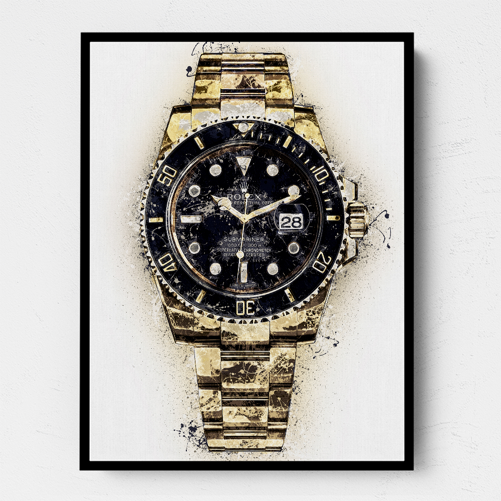 Submariner Gold Abstract