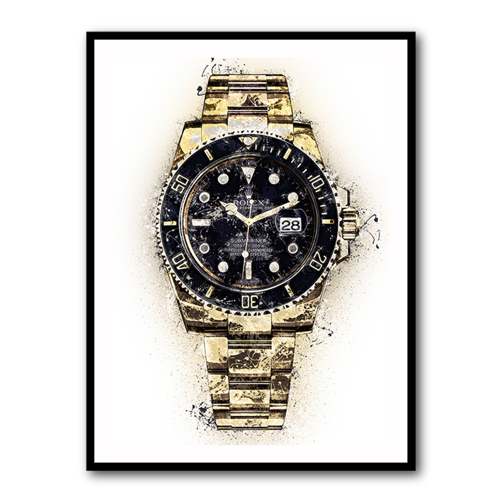 Submariner Gold Abstract