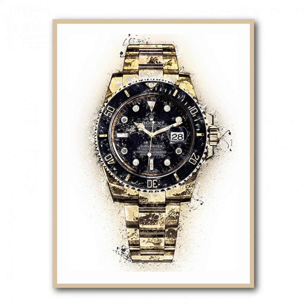 Submariner Gold Abstract