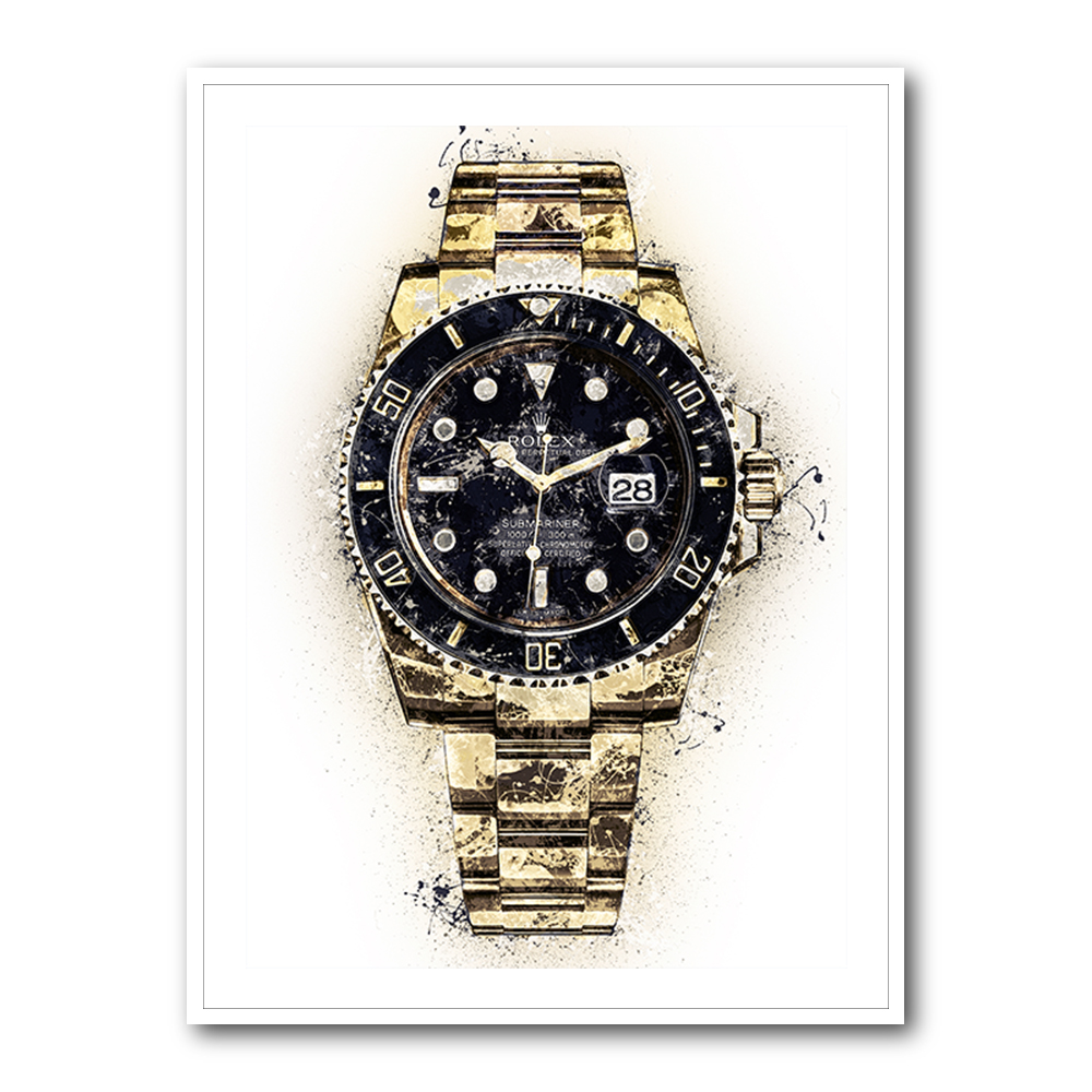 Submariner Gold Abstract