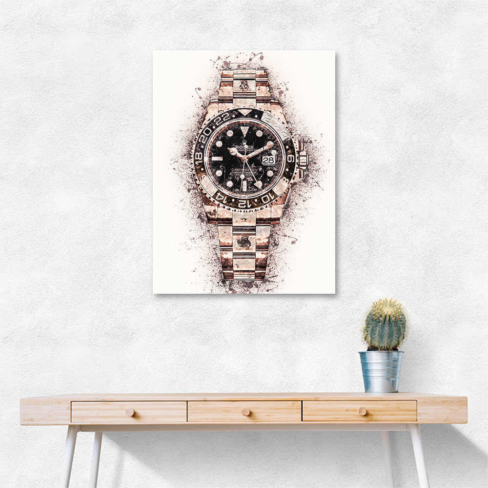 Rolex GMT Master II Rose Abstract