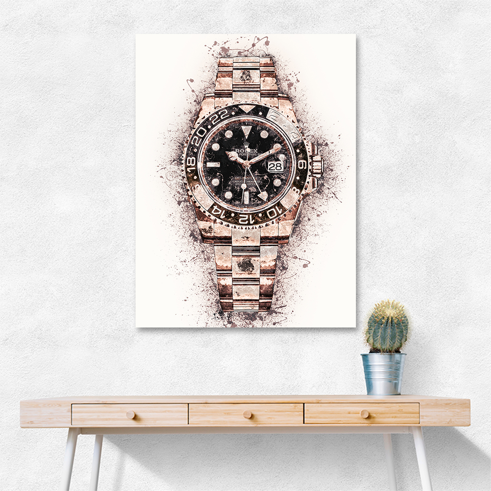 Rolex GMT Master II Rose Abstract