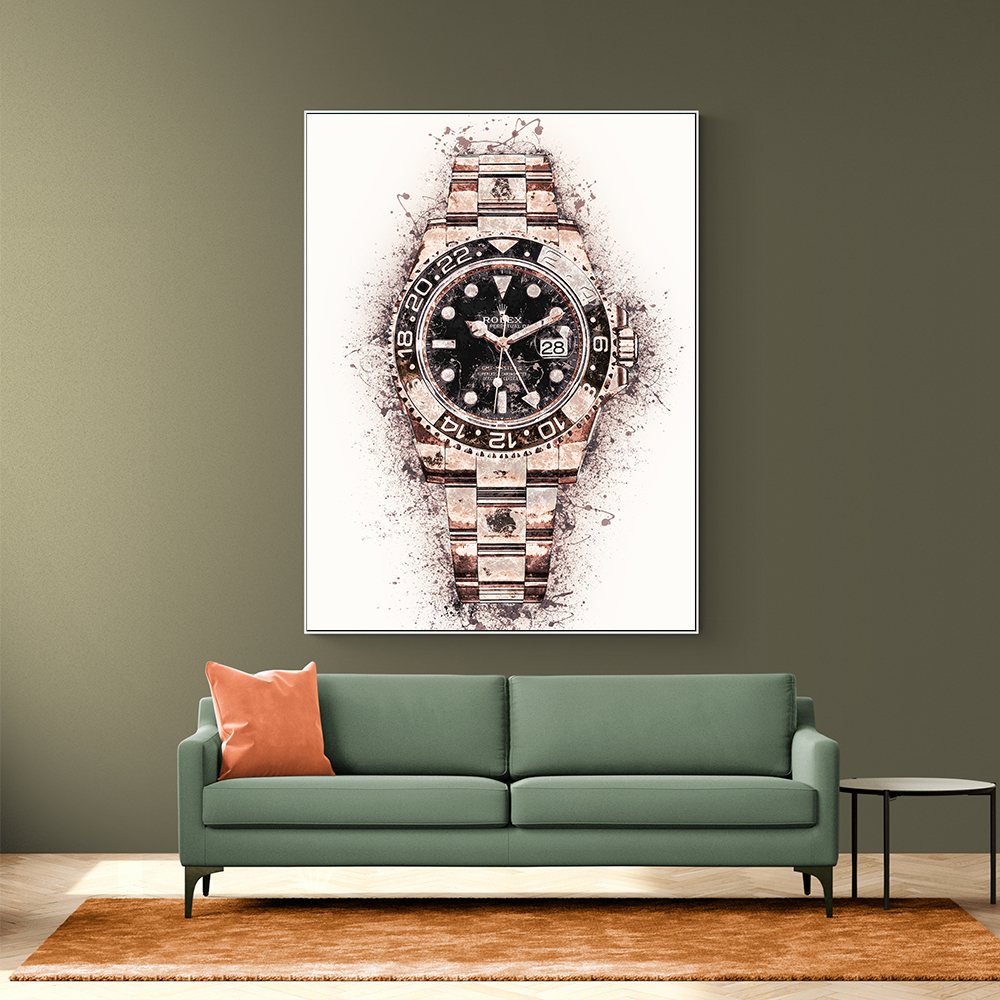 Rolex GMT Master II Rose Abstract