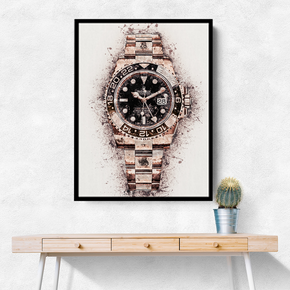 Rolex GMT Master II Rose Abstract