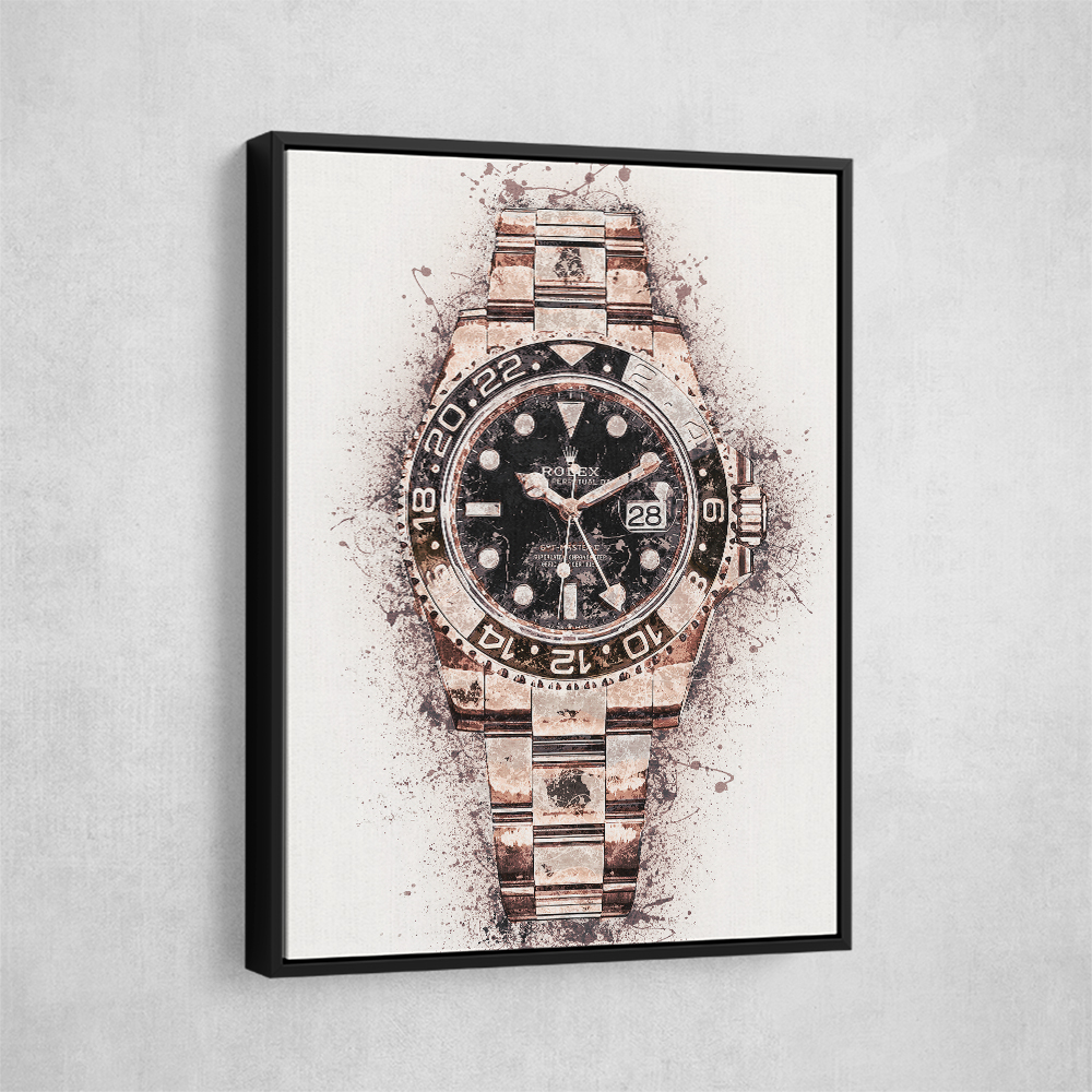 Rolex GMT Master II Rose Abstract