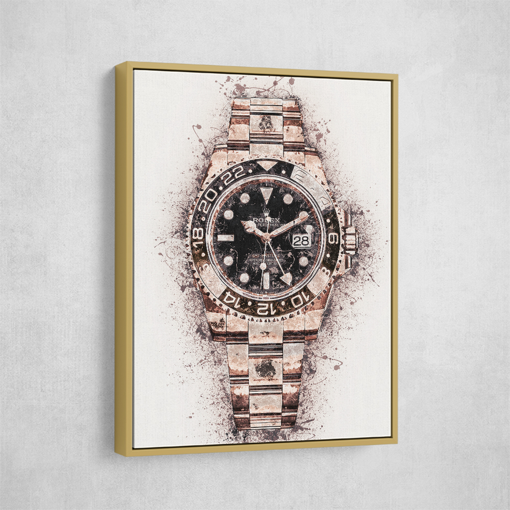 Rolex GMT Master II Rose Abstract