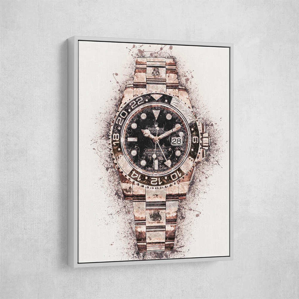 Rolex GMT Master II Rose Abstract