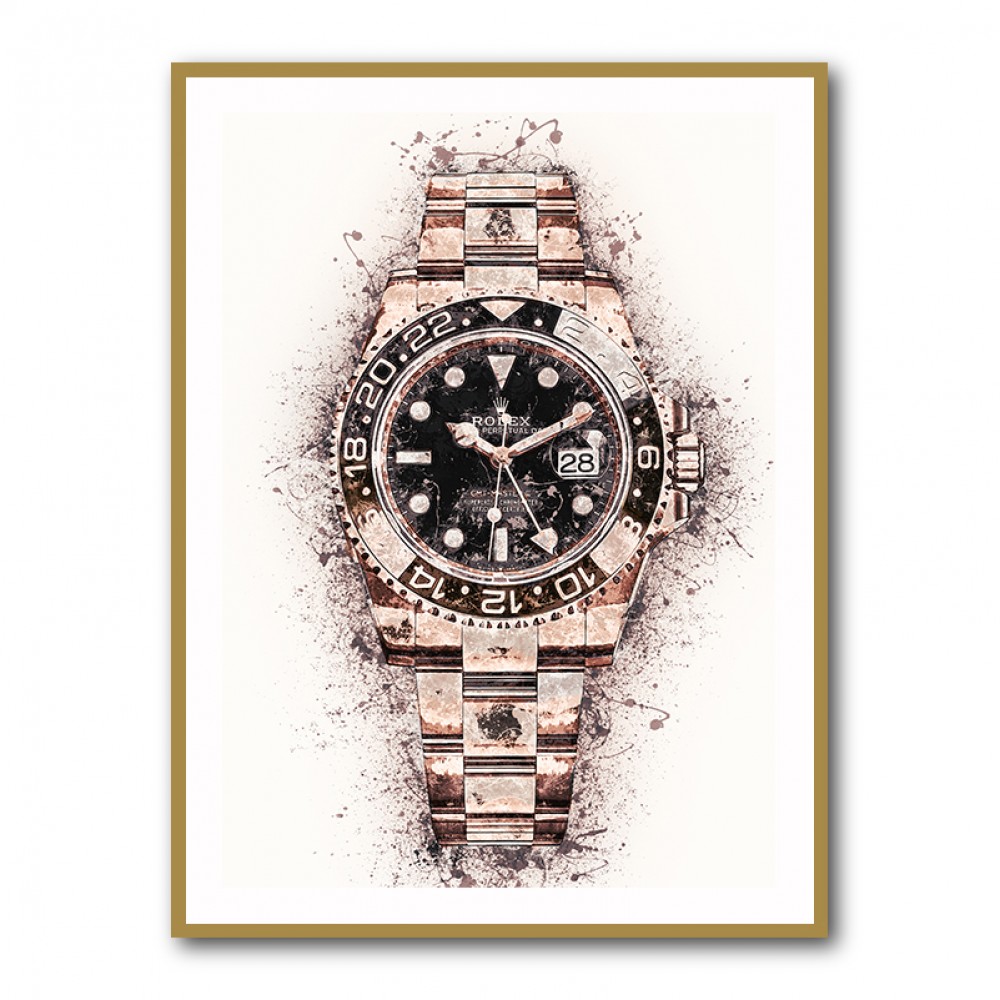 Rolex GMT Master II Rose Abstract