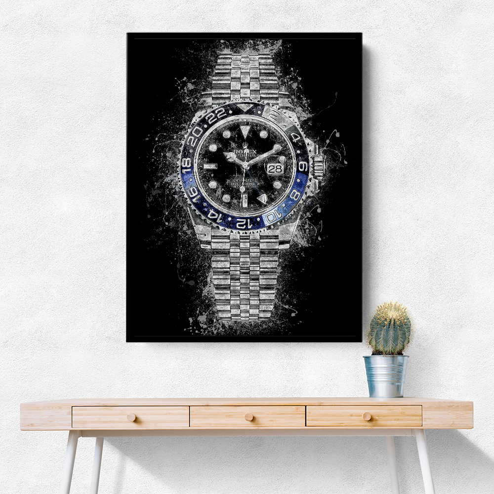 Rolex Batman Black Abstract