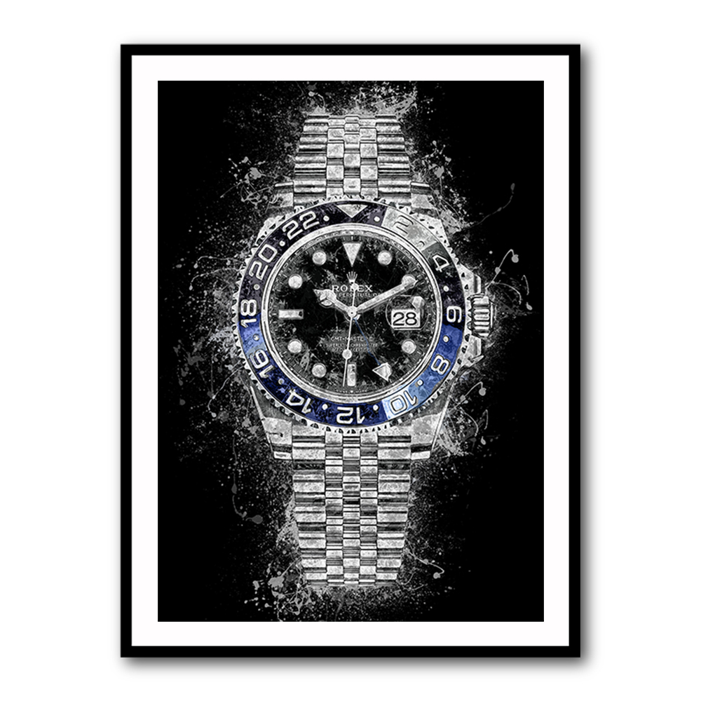 Rolex Batman Black Abstract