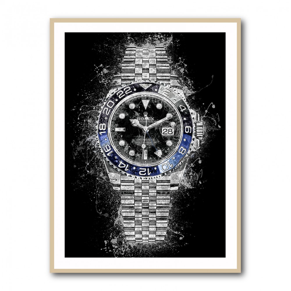 Rolex Batman Black Abstract