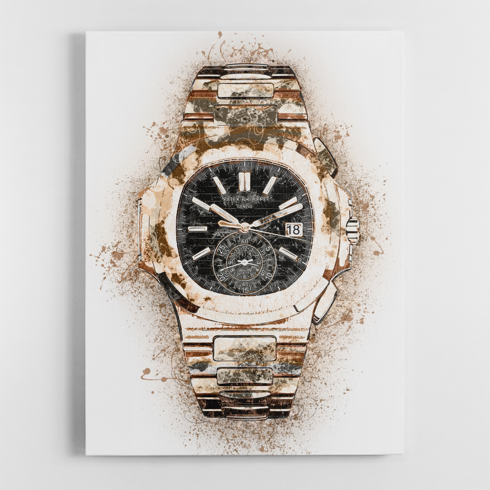 Patek Nautilus 5980 Gold Abstract