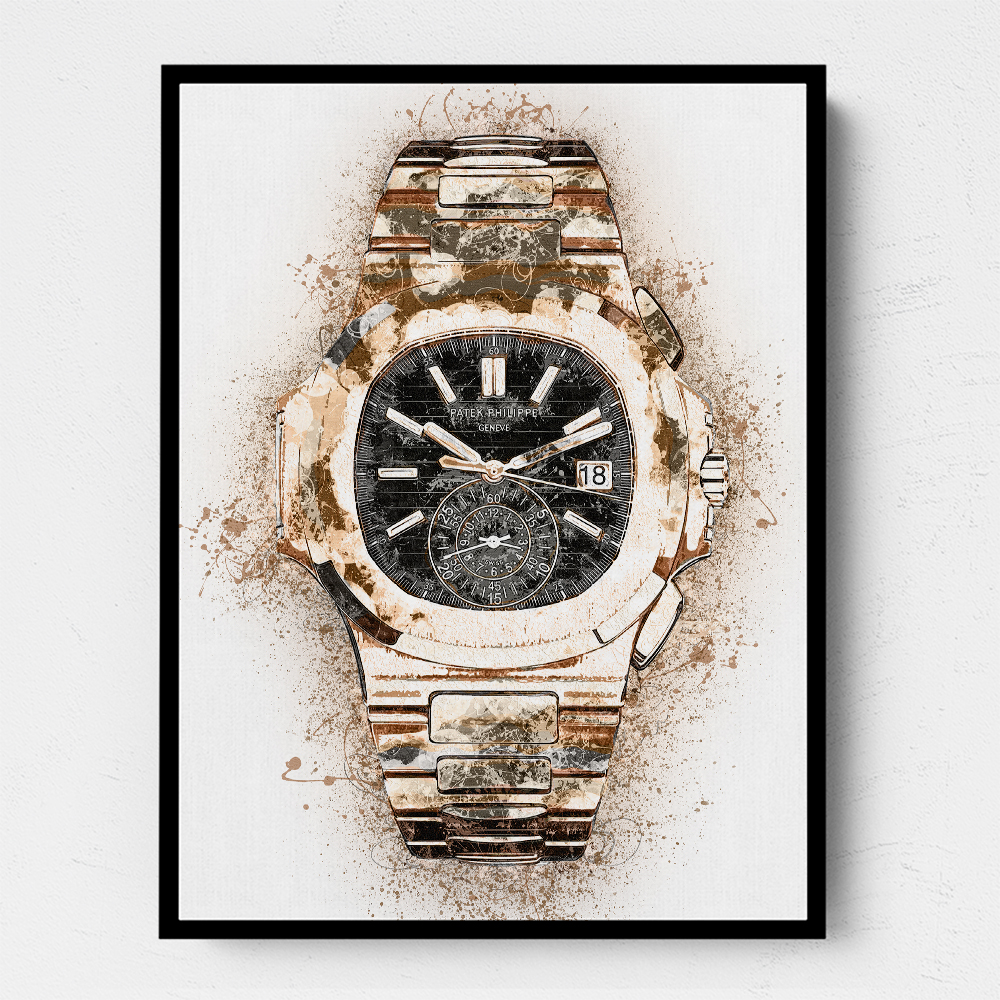 Patek Nautilus 5980 Gold Abstract