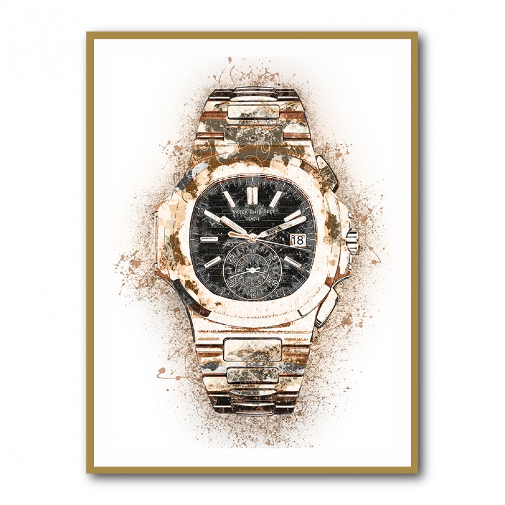 Patek Nautilus 5980 Gold Abstract