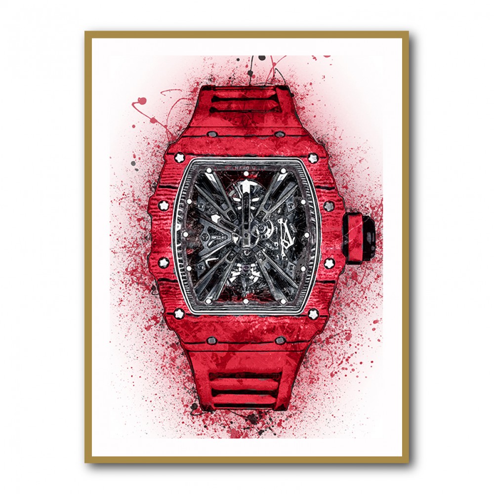 RM 12-01 Red Abstract